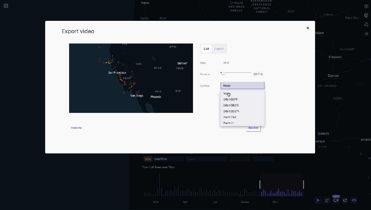 New video export feature